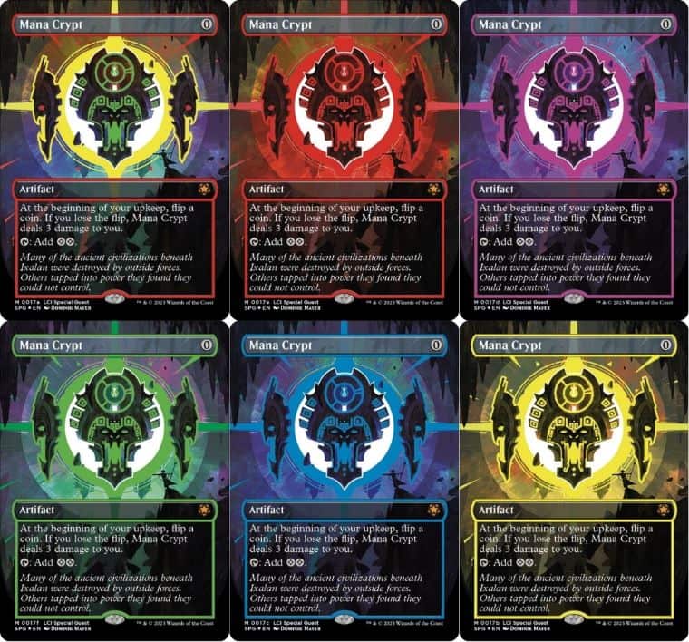 イクサラン：失われし洞窟のネオンインクFoilの種類や封入率まとめ