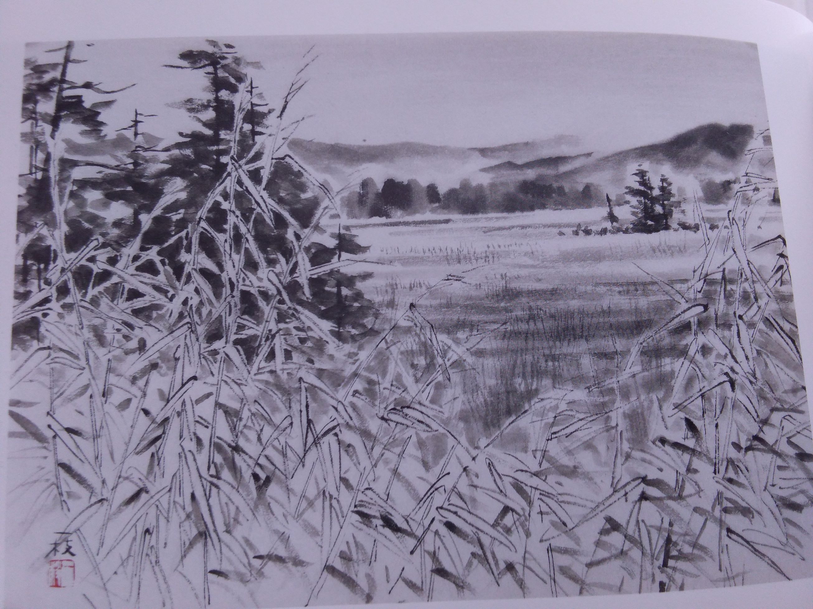 初心者歓迎!久山一枝の 現代センスで水墨画｜津田沼カルチャーセンター