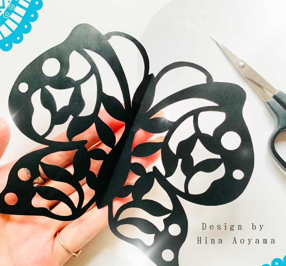 小さなハサミ1本で作り上げる 蒼山日菜レース切り絵【上級】｜奈良