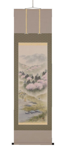 山水】尺五立 彩色山水 中野長春（図柄色々有） | 日本と海外を