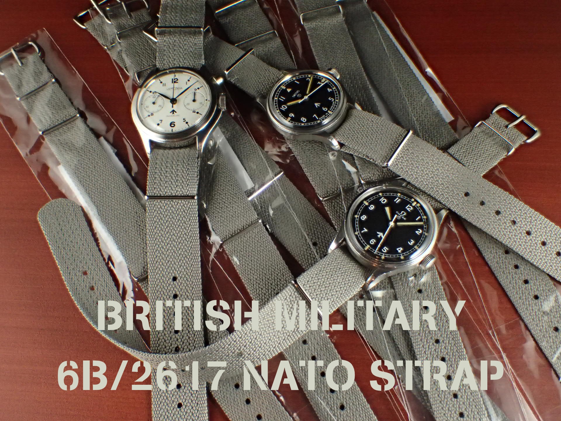イギリス軍 ナイロンNATOストラップ 6B/2617 レプリカ 販売開始