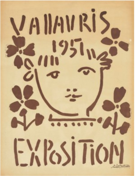 パブロ・ピカソ リトグラフ サイン 限定50 《グラスと花の静物画》