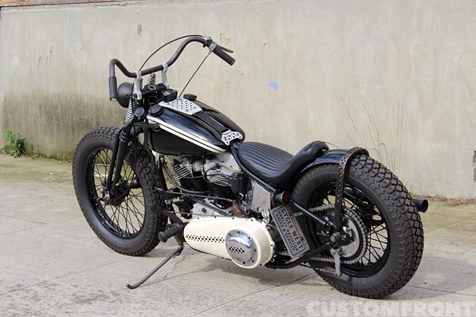 ハーレー パンヘッド FLH 1961のボバーチョッパー・CYCLE WEST