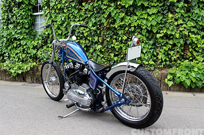 ハーレー アイアンショベル XLCH 1970のチョッパー・モーターサイクル