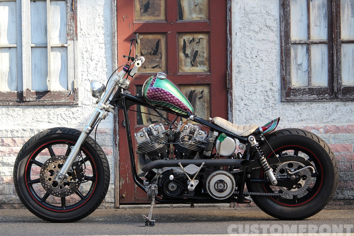 ハーレー ショベルヘッド FXE 1980のチョッパーカスタム・パワー