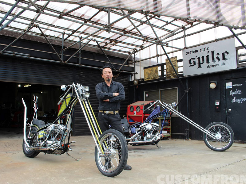 スパイクチョッパーズ SPIKE CHOPPERSのロングフォークハーレー