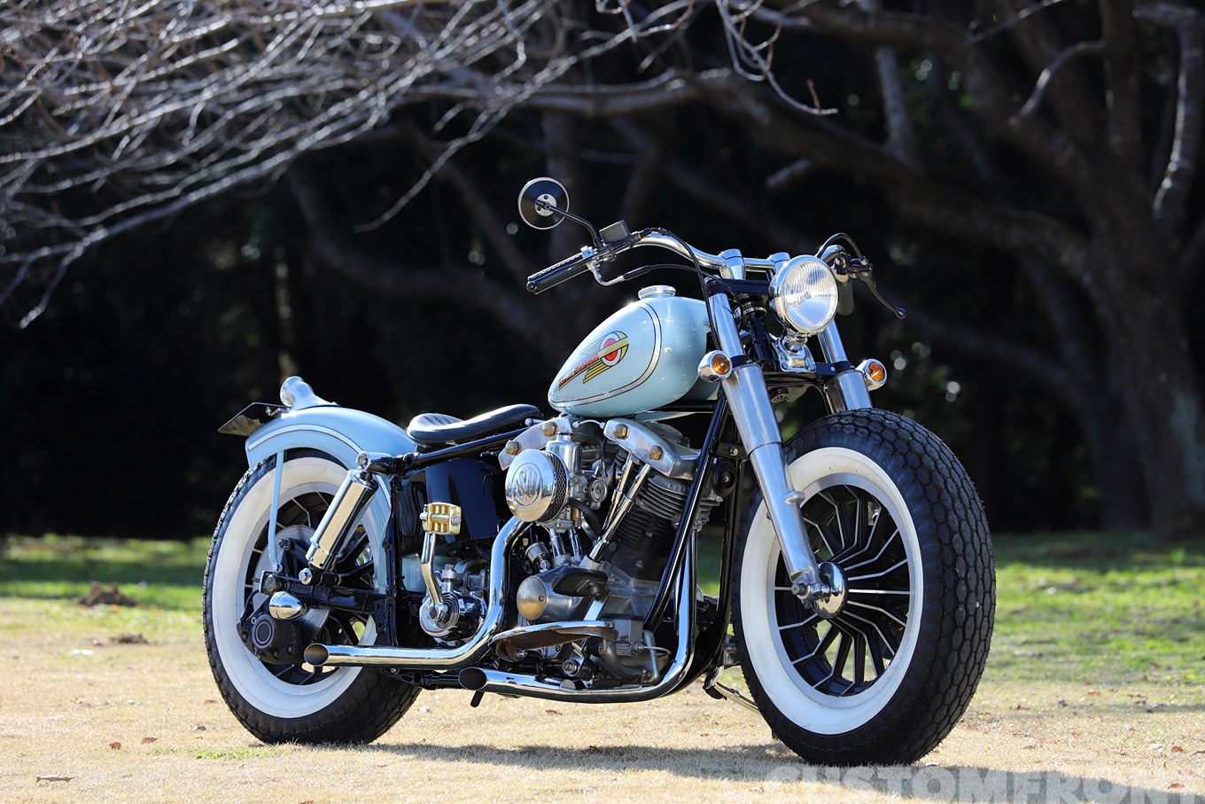 ハーレーダビッドソンのショベルヘッドボバー FLH1980・レッドネック