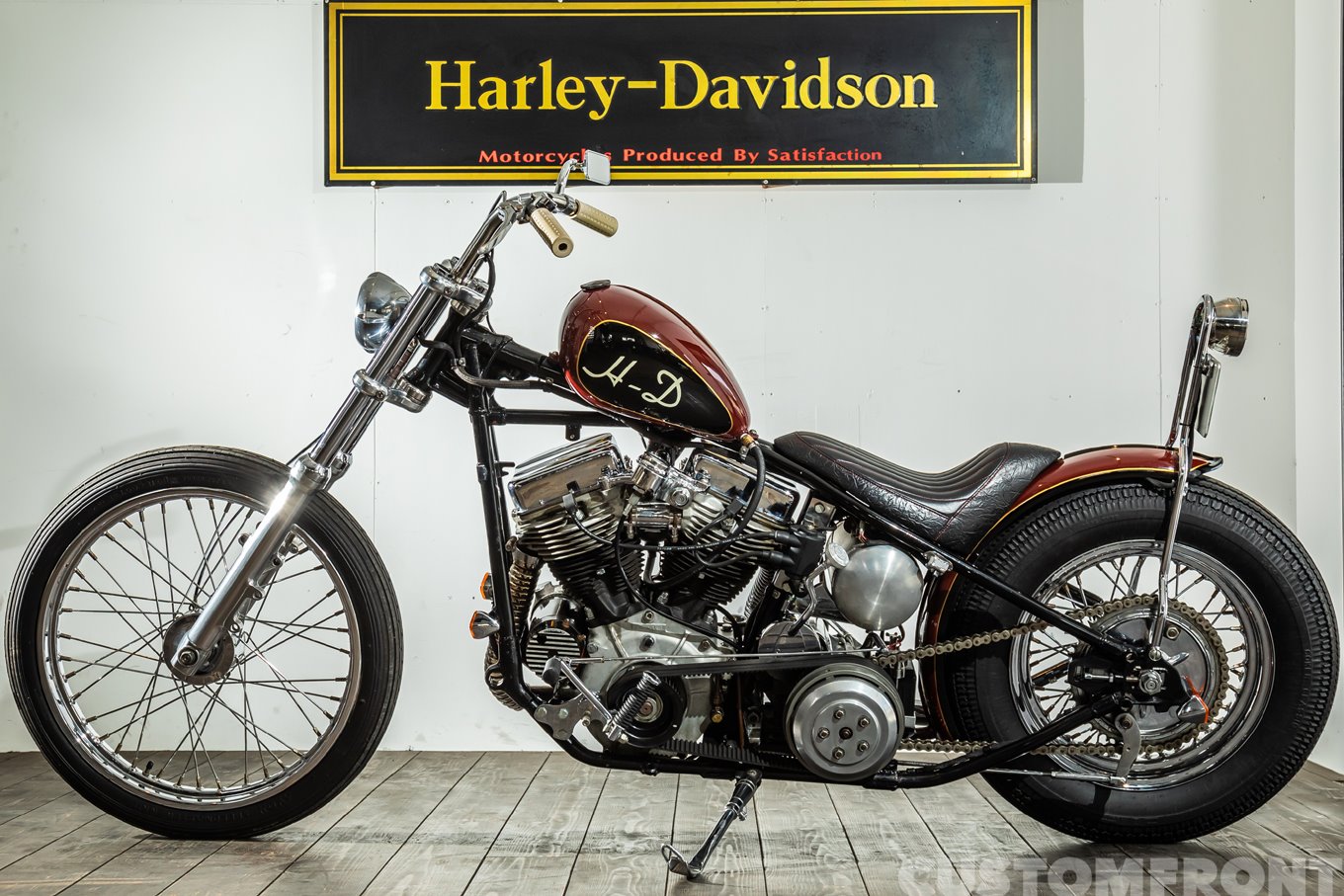 ハーレーダビッドソン パンヘッドチョッパー FL 1955・サティスファ