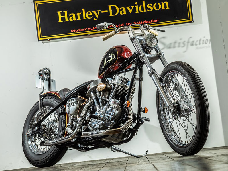 ハーレーダビッドソン パンヘッドチョッパー FL 1955・サティスファ