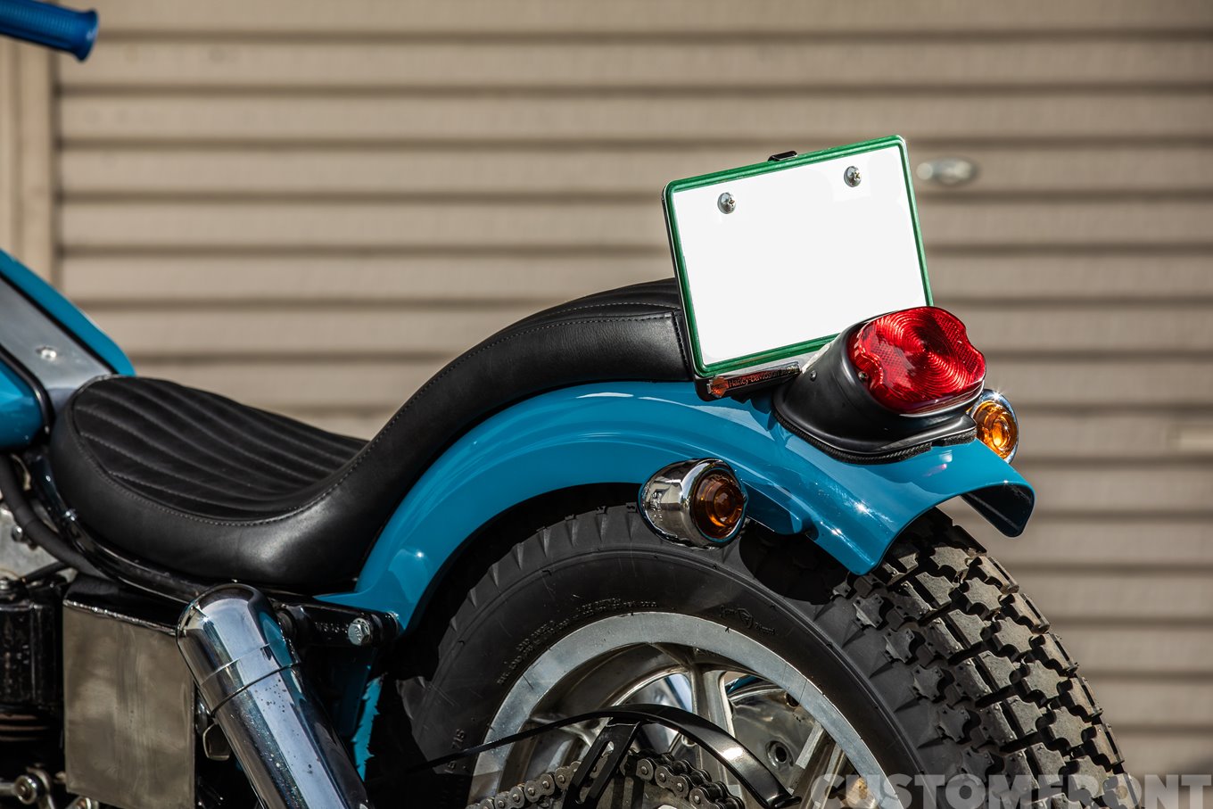 ハーレーのショベルヘッド4速フレームカスタム FXS 1980・デフィ