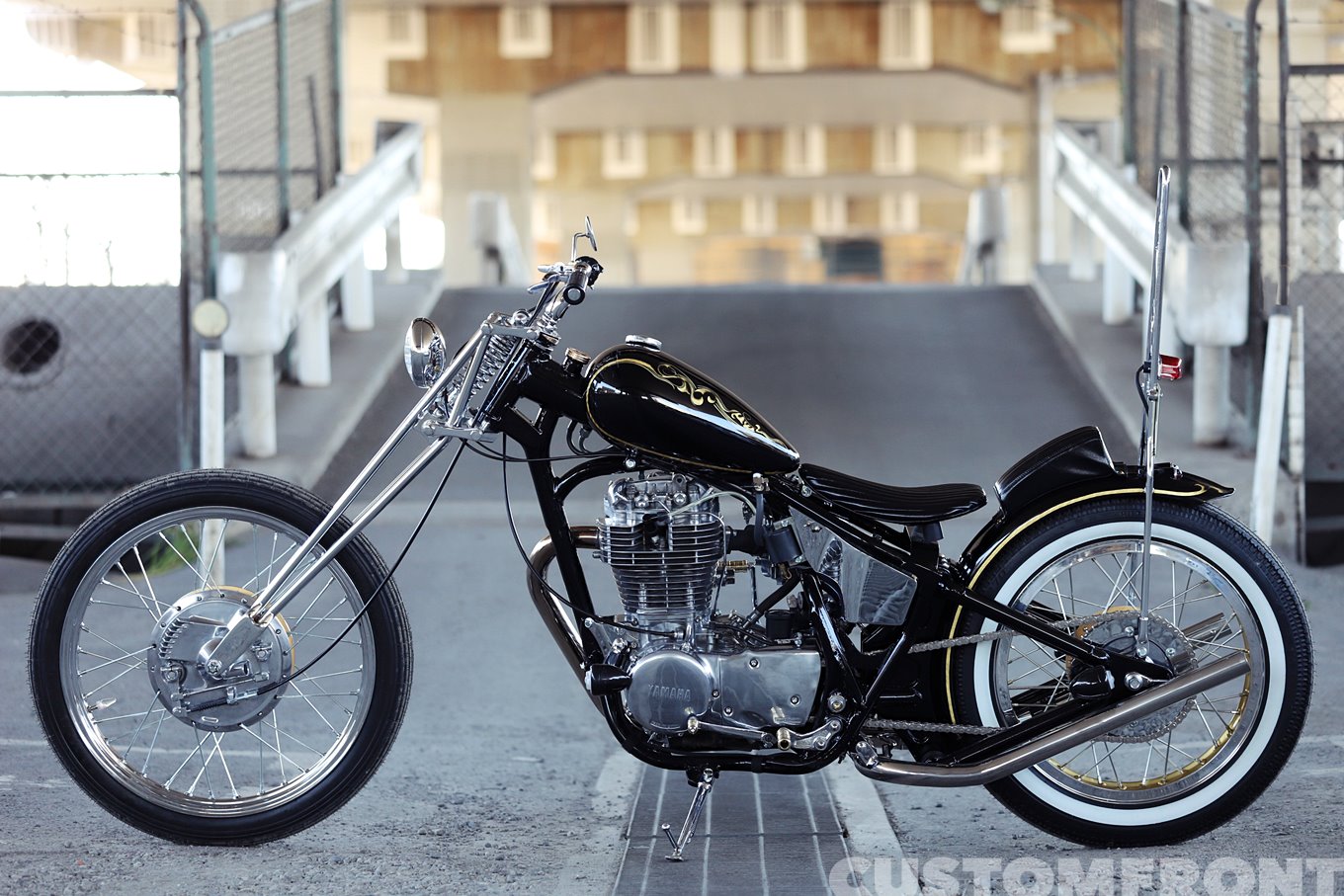 ヤマハ SR400のショーバイクカスタム(チョッパー) 1993年