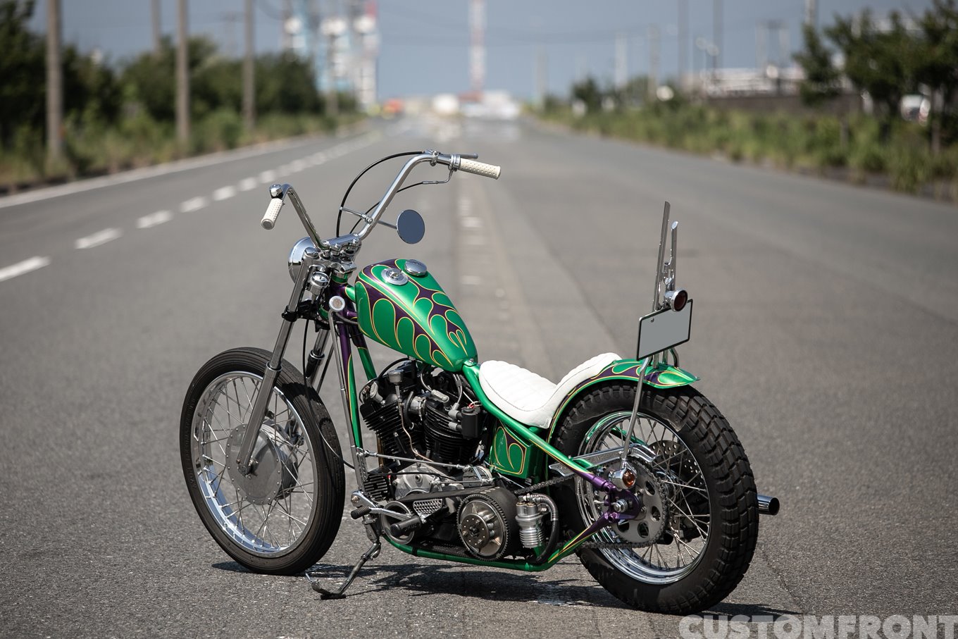 INDIAN ORANGEのハーレー S&Sナックルヘッドのオールドスクール