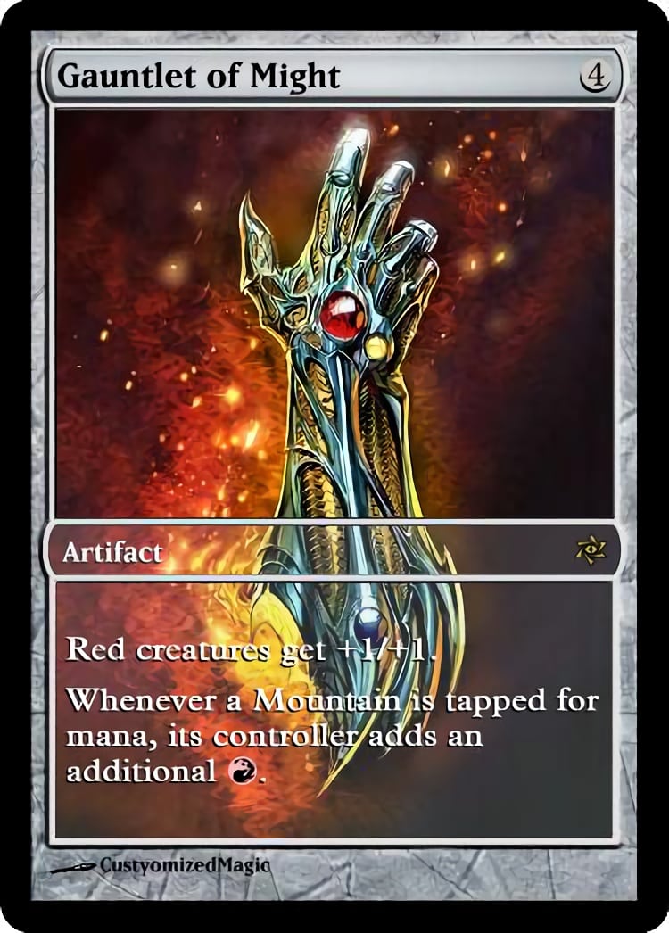 Gauntlet Of Might | Magic The Gathering Proxy Cards