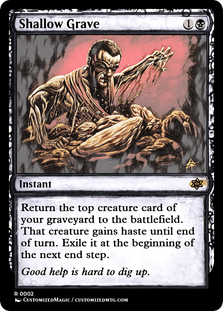 Shallow Grave | Magic The Gathering Proxy Cards