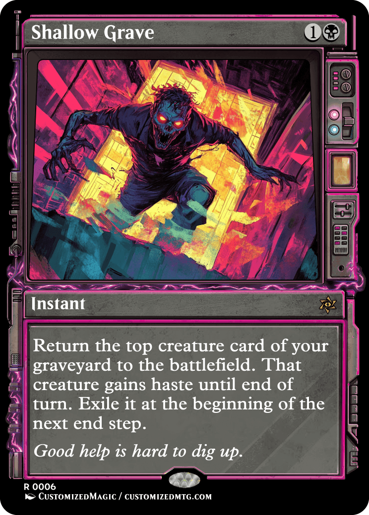 Shallow Grave | Magic The Gathering Proxy Cards