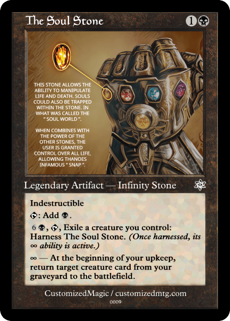 The Soul Stone | Magic The Gathering Proxy Cards