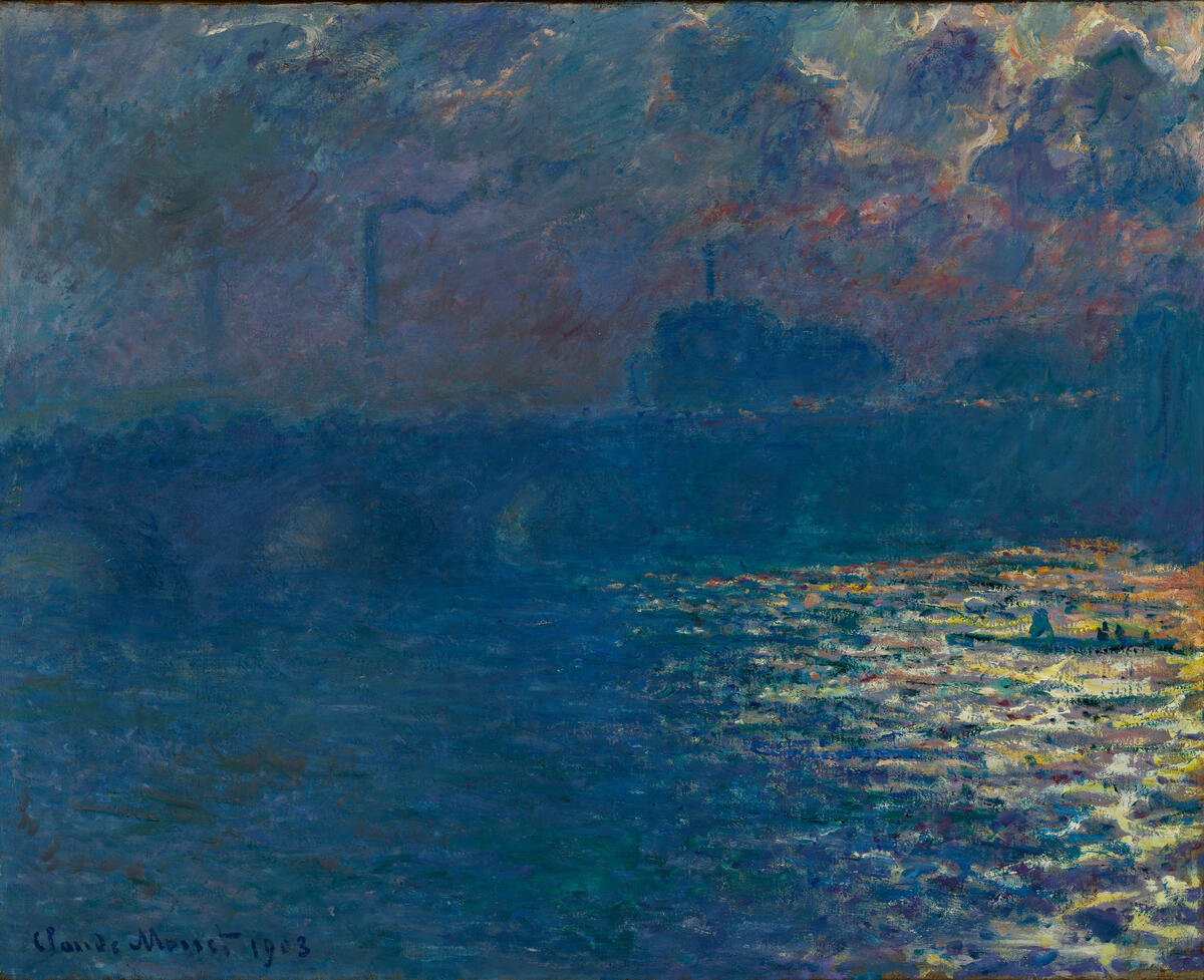 Waterloo Bridge, Sunlight Effect, ca. 1900 (dated 1903) by Claude