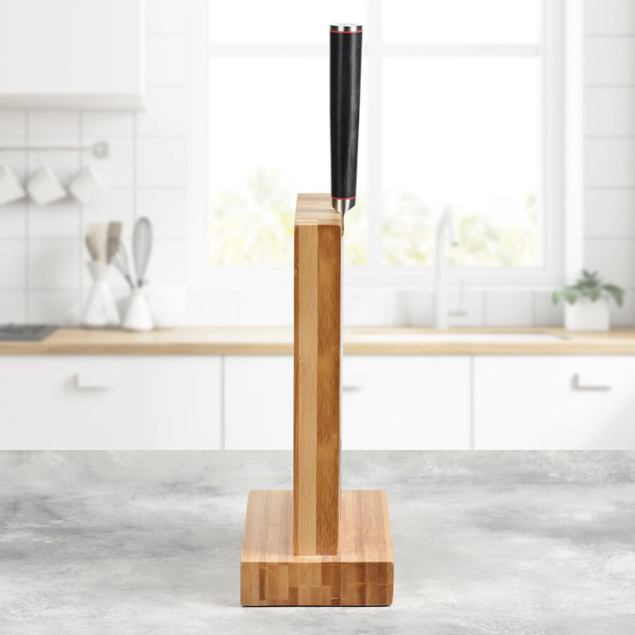 Bamboo Magnetic Knife Stand – Cutlery and More