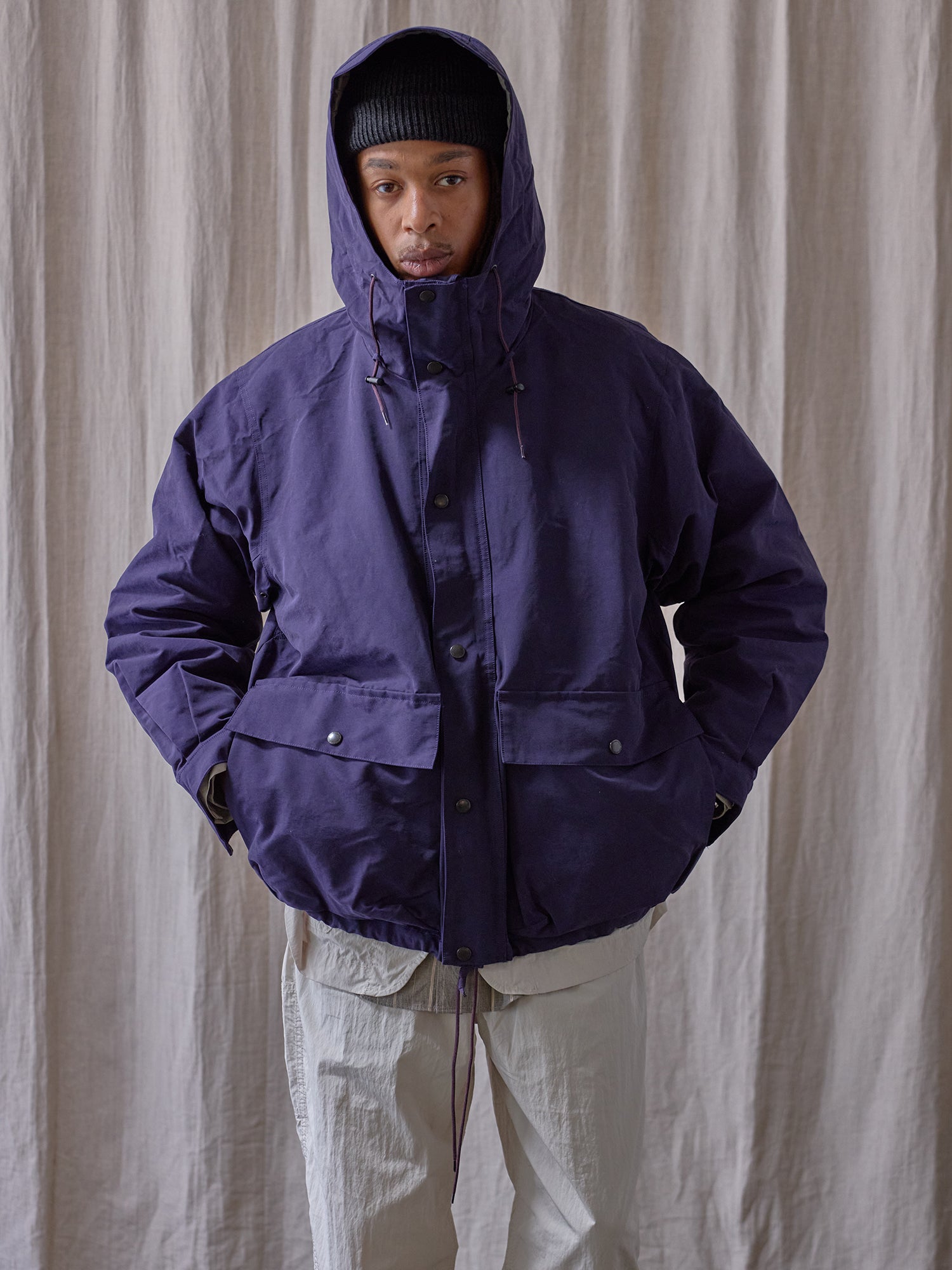 ENDS and MEANS Sanpo Jacket Dark Purple – CUXTON HOUSE