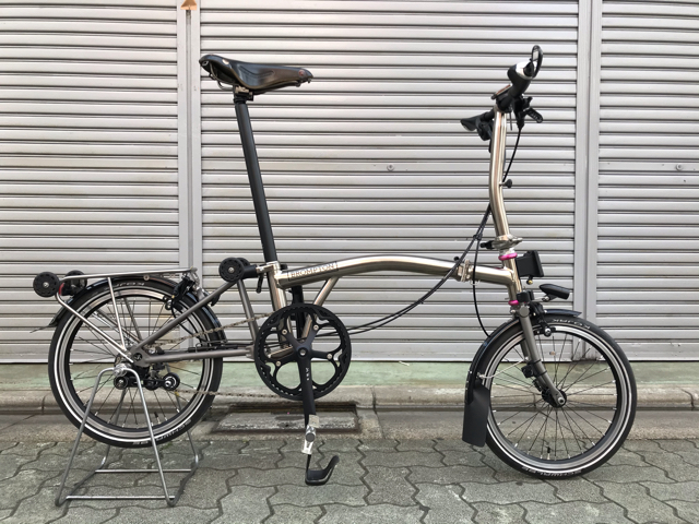 BROMPTONxHonjoフェンダーカスタム Nickel Black Edition ver