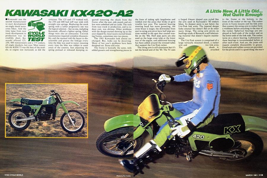 Kawasaki Ks420-A2 | Cycle World | MARCH 1981