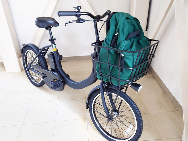 Panasonic SW 前かご装着事例 扱いやすさに便利さをプラス - 電動