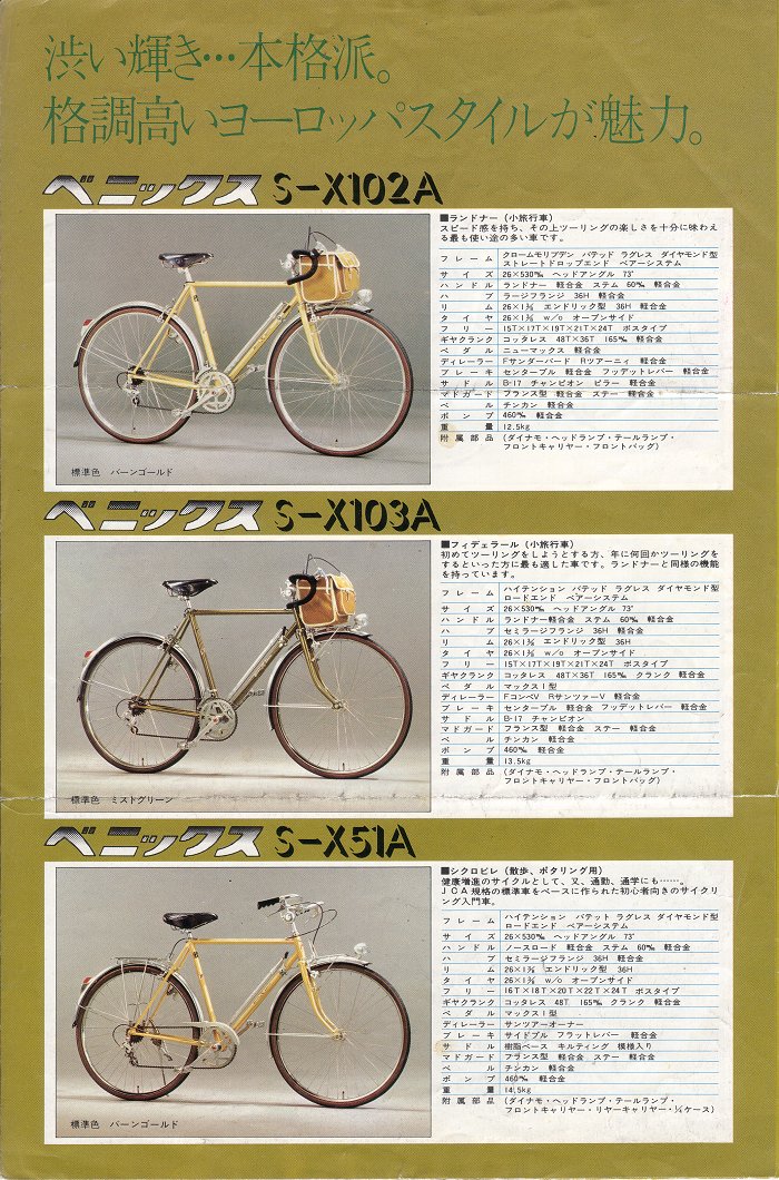 追憶のカタログ展Part5：1973年 丸紅山口ベニックス
