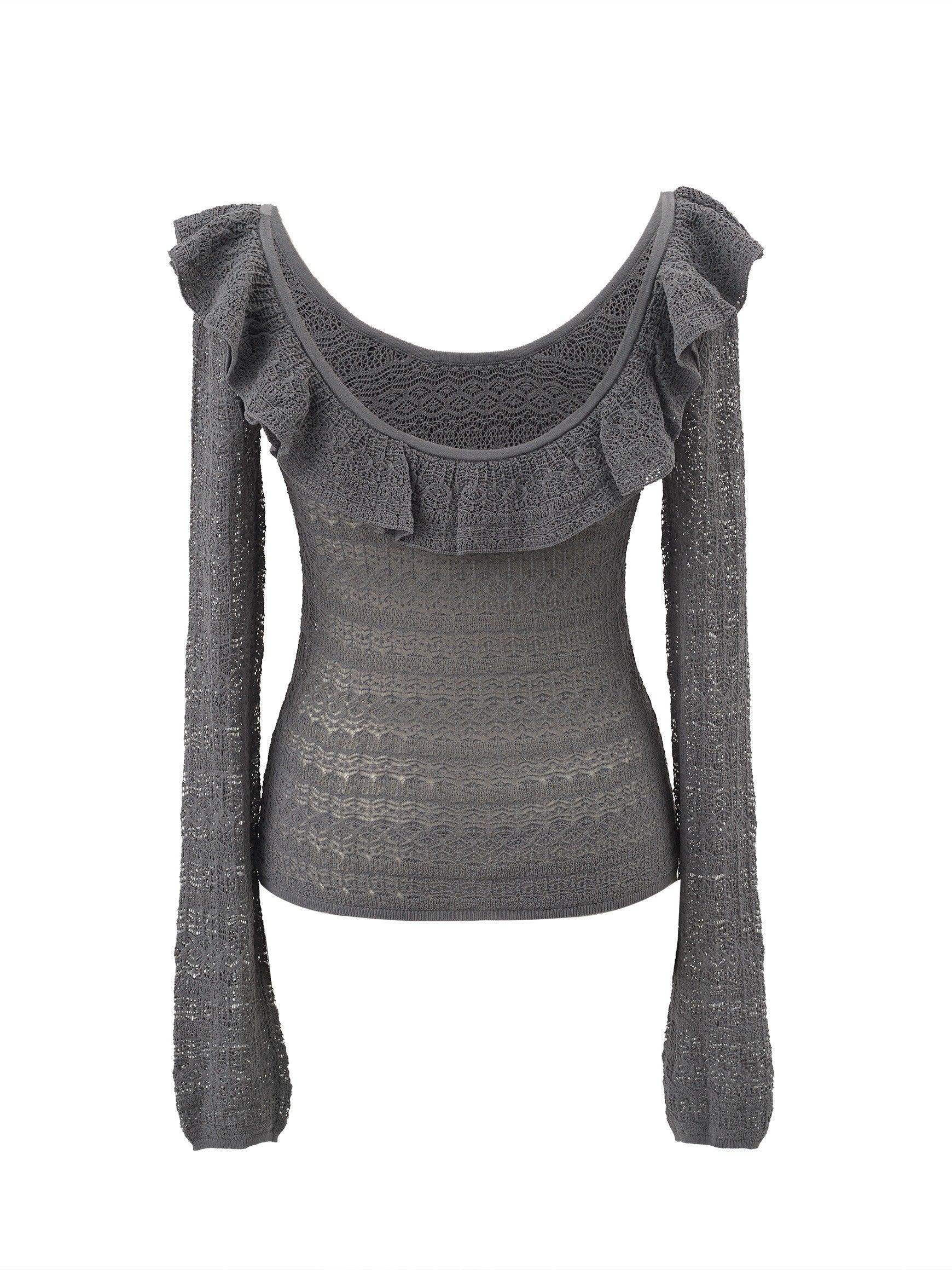 透かし編みフリルニット Tommy｜Cygne(シーニュ) 公式サイト