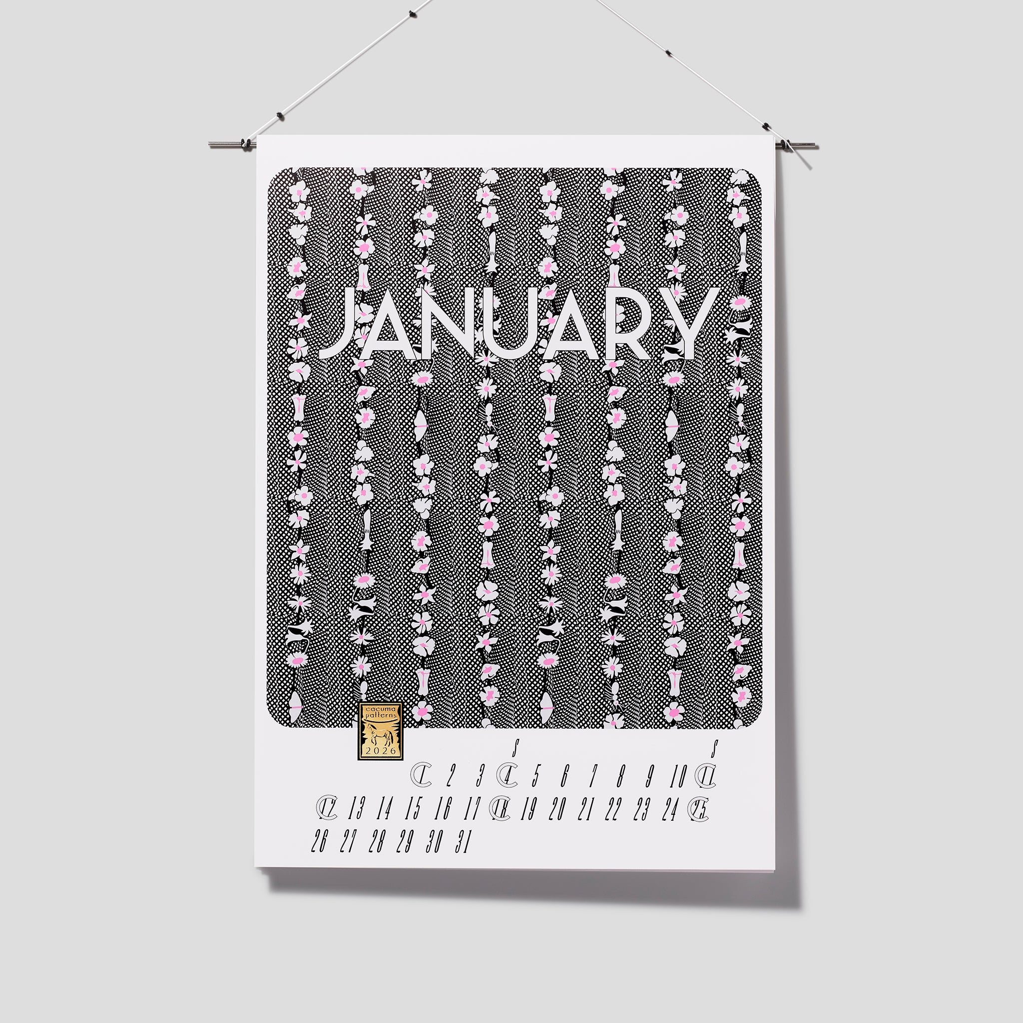 2026 Calendar CACUMA Patterns | D-BROS