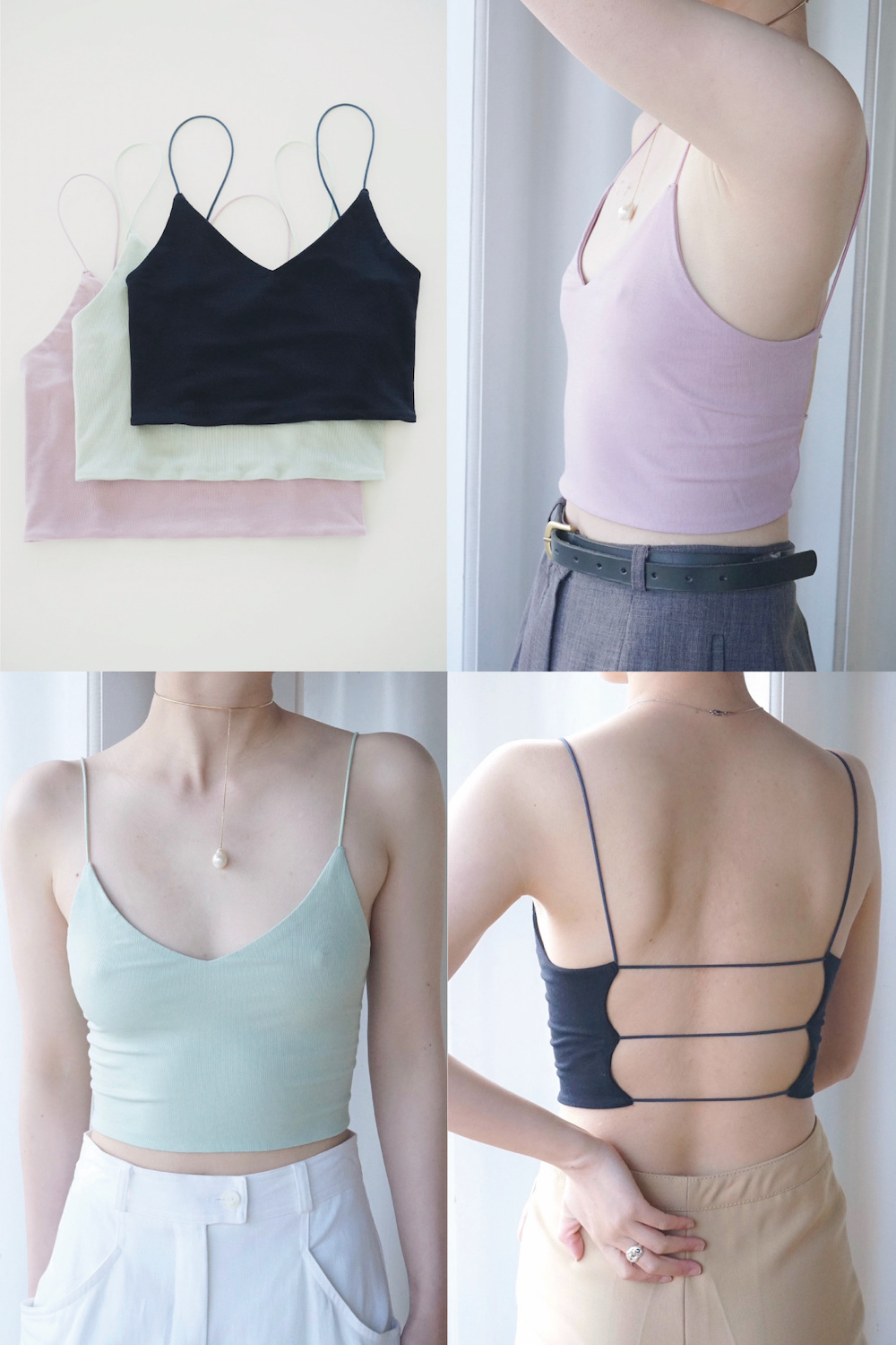 ネコポス・単品買い】SILENT BARE CAMISOLE-5th【23SS新色】 / DEPT