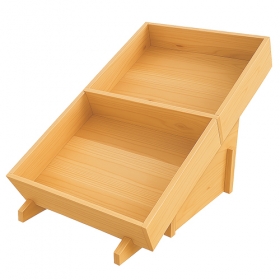 マルシェ用傾斜台（棚、ディスプレイ、木箱）｜レンタル・イベント会場