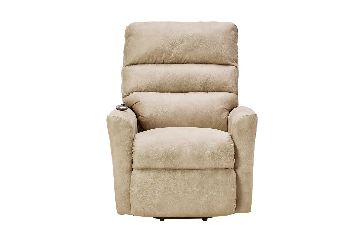 Liam Beige Power Lift Chair by La-Z-Boy at Gardner White