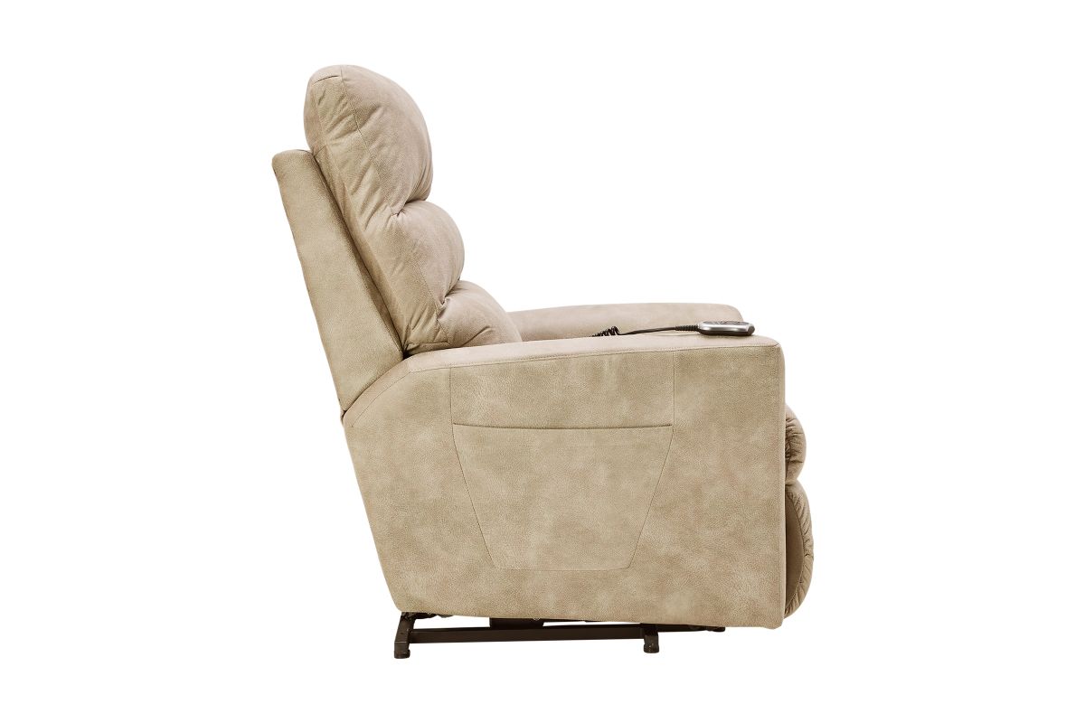 Liam Beige Power Lift Chair by La-Z-Boy at Gardner White