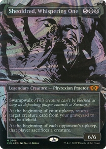 FOIL] Sheoldred, Whispering One (Halo Foil) - Multiverse Legends