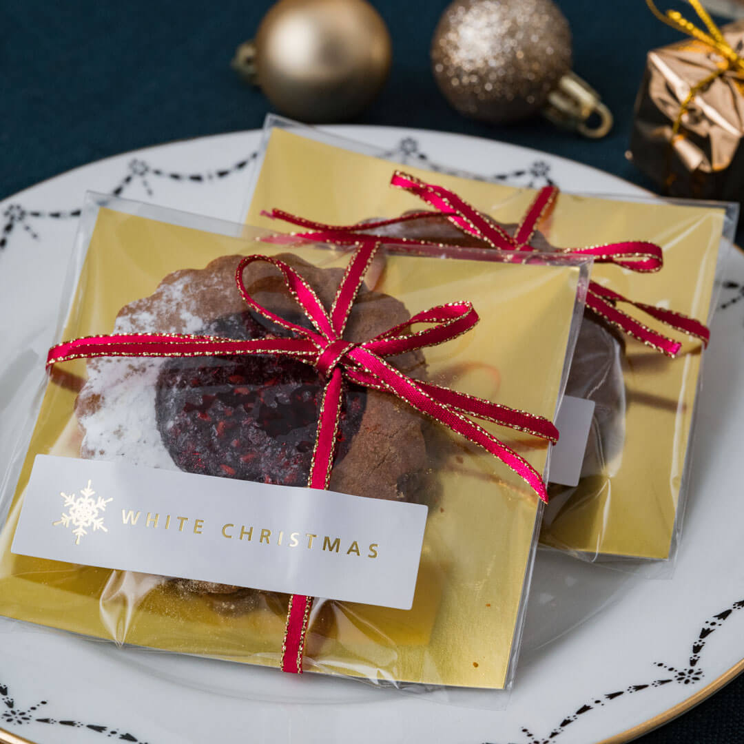 サブレリンツァーのクリスマスラッピング | ラッピング | 富澤商店
