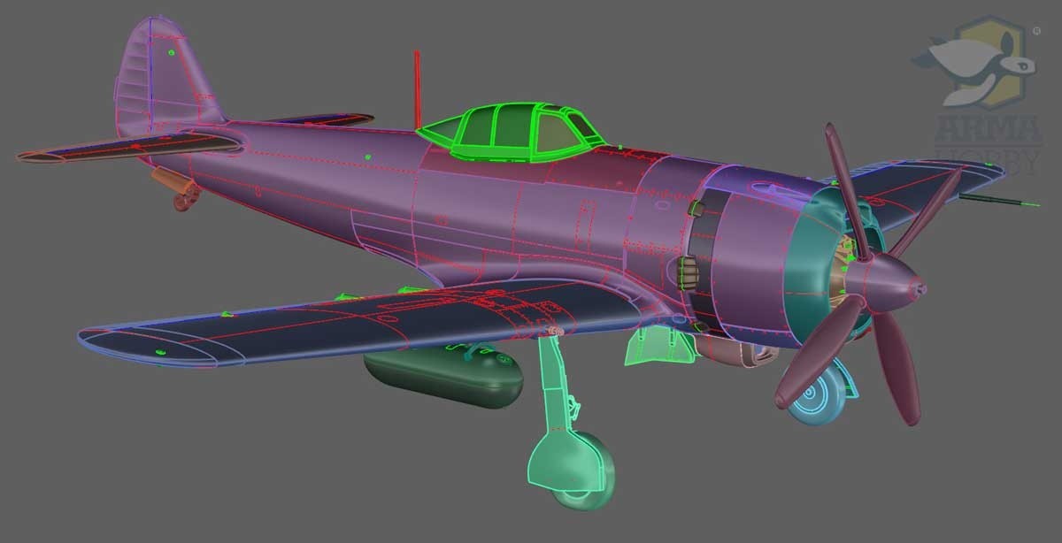 1/72 中島 キ84 四式戦闘機 疾風 エキスパートセット - (株)ビーバー