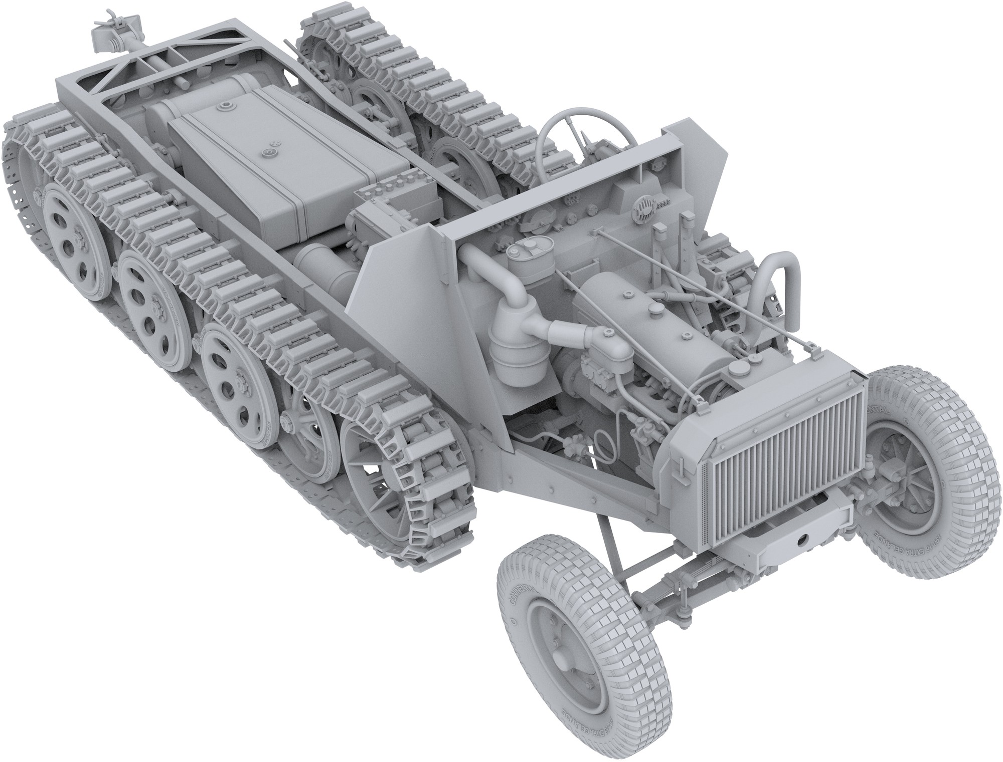 1/16 Sd.Kfz.251/1 Ausf.D 装甲兵員輸送車型 - (株)ビーバー