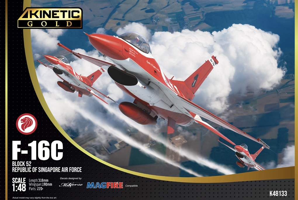 1/48 F-16C ブロック52 シンガポール空軍 ブラックナイツ - (株