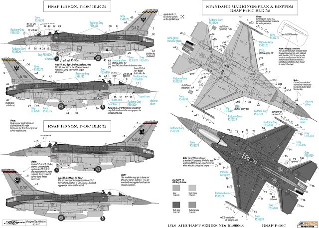 1/48 F-16C ブロック52 シンガポール空軍 ブラックナイツ - (株