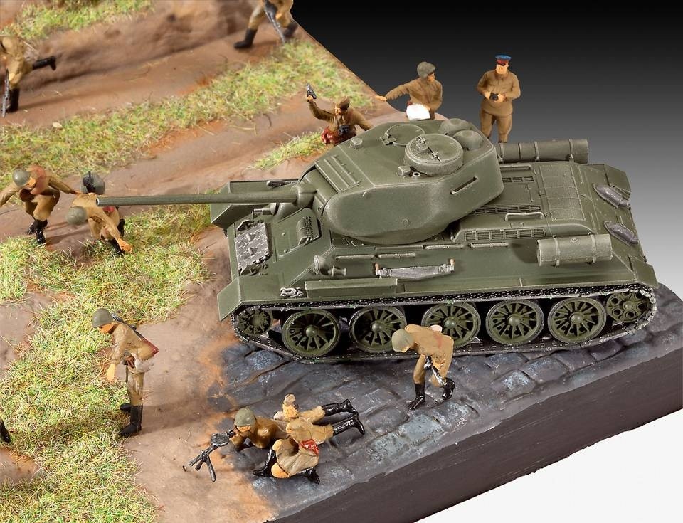 1/72 III 号戦車 & T-34 ジオラマセット - (株)ビーバーコーポレーション