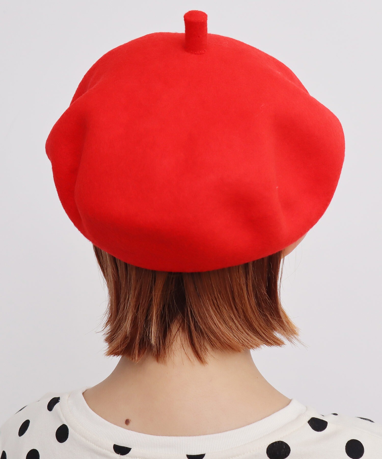 AMBIDEX Store 〇太ちょぼ WOOLベレー帽(F アカ): CHILD WOMAN