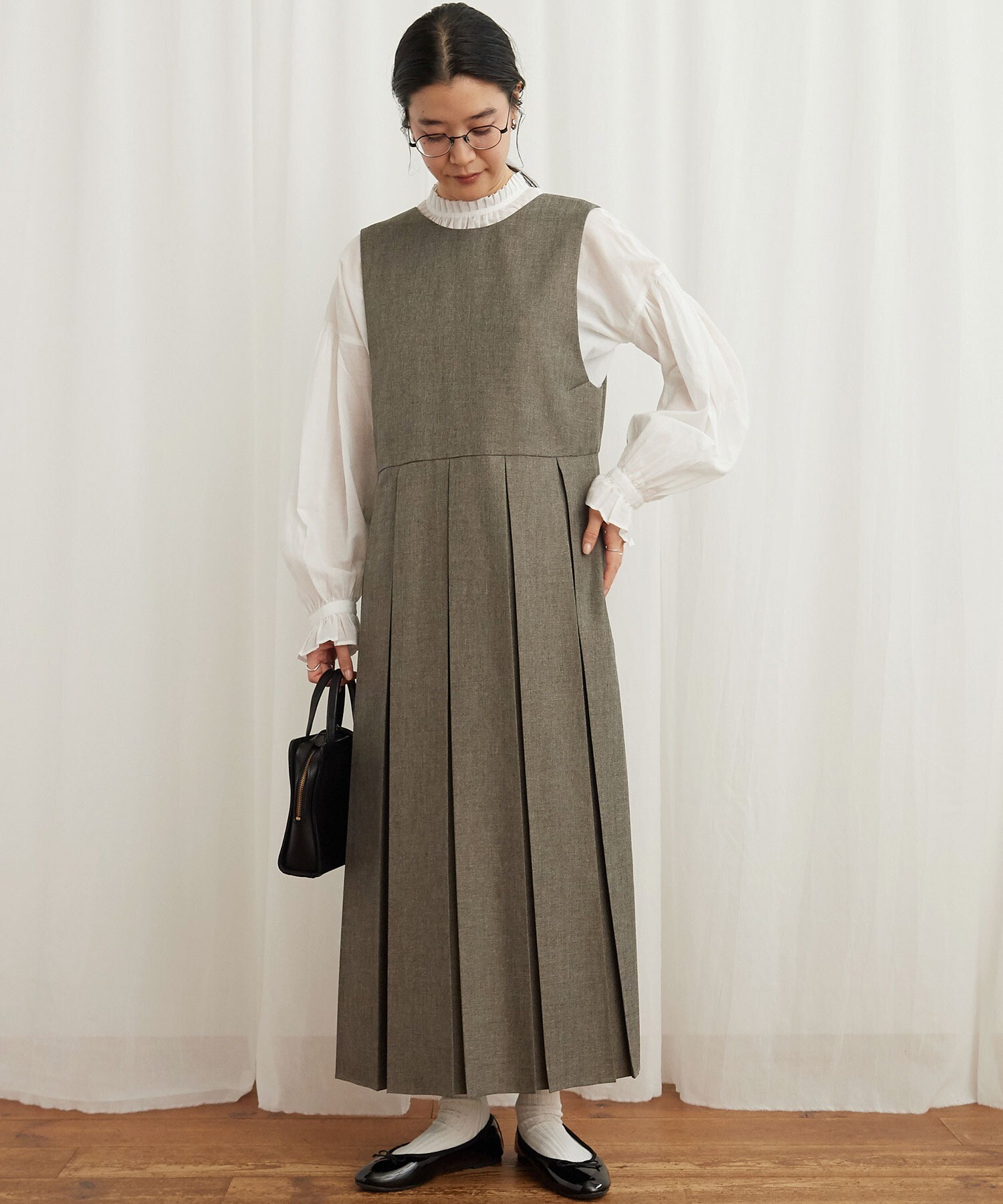 AMBIDEX Store woolmood 2way onepiece(F グレー): l'atelier du savon