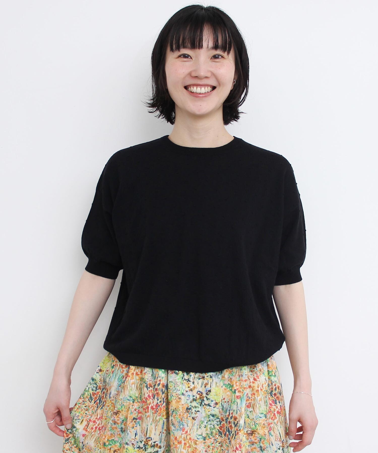 AMBIDEX Store ぽんぽんサマーニット(F グレー): l'atelier du savon