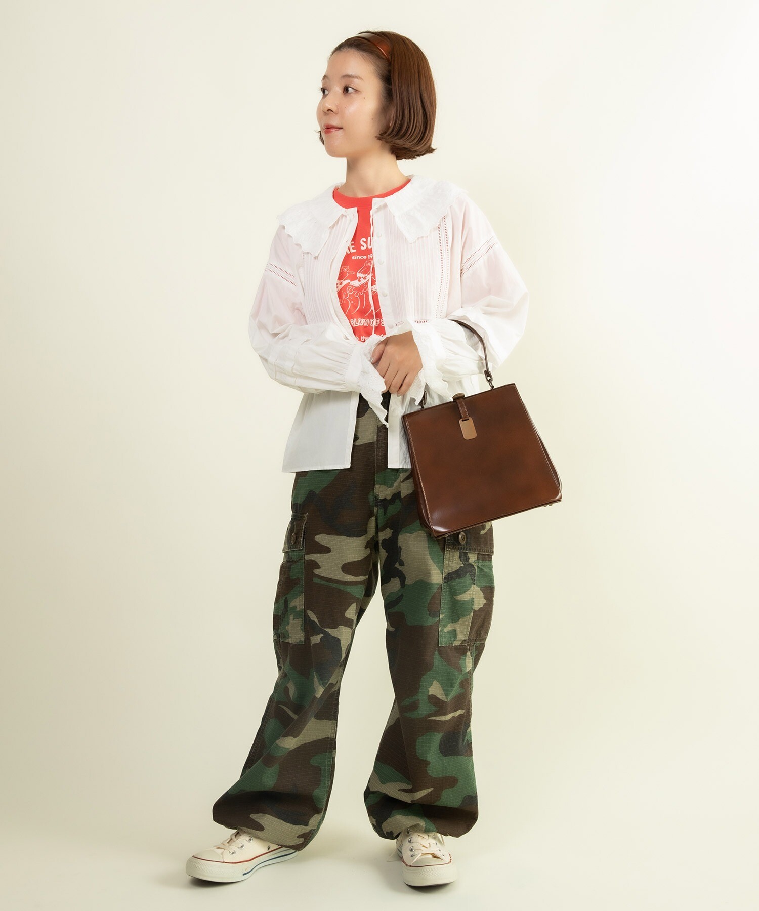 AMBIDEX Store ○カモフラ柄 ミリタリーパンツ(36 マルチ99): CHILD WOMAN