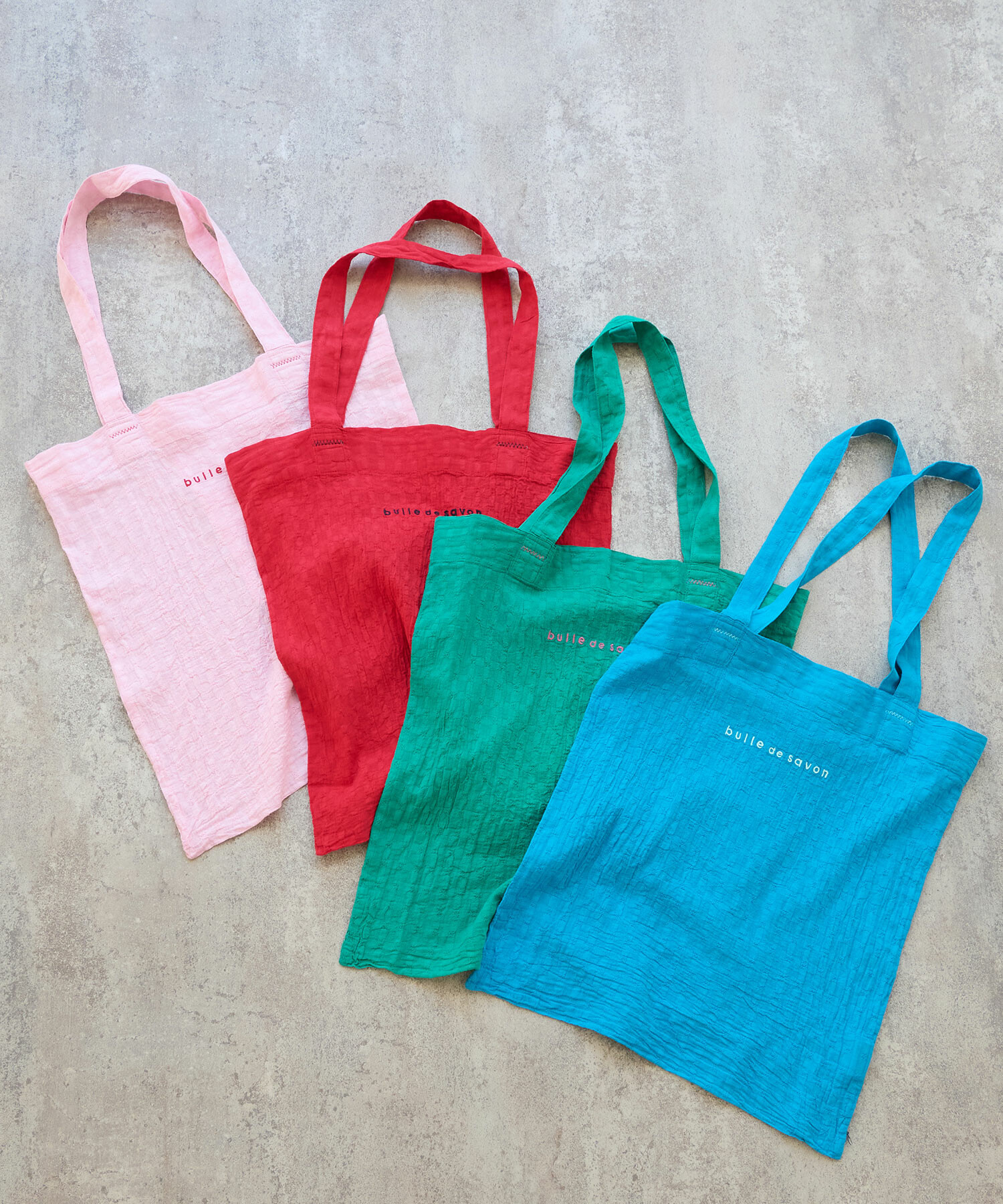 AMBIDEX Store △トートバッグ(F アオ): bulle de savon