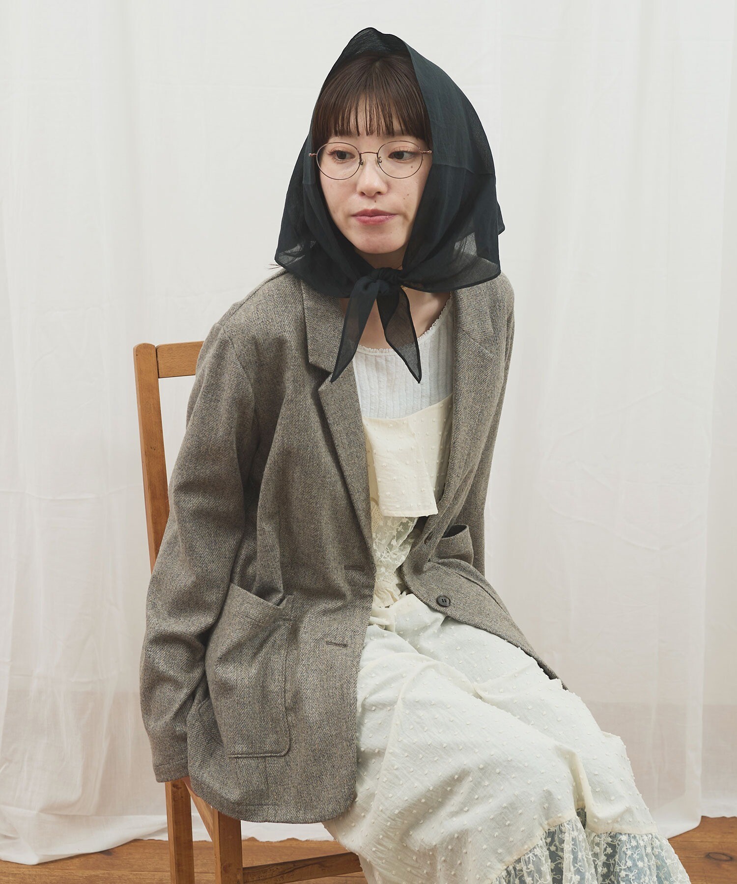 AMBIDEX Store 〇WOOL TWEED jacket(F クロ): l'atelier du savon