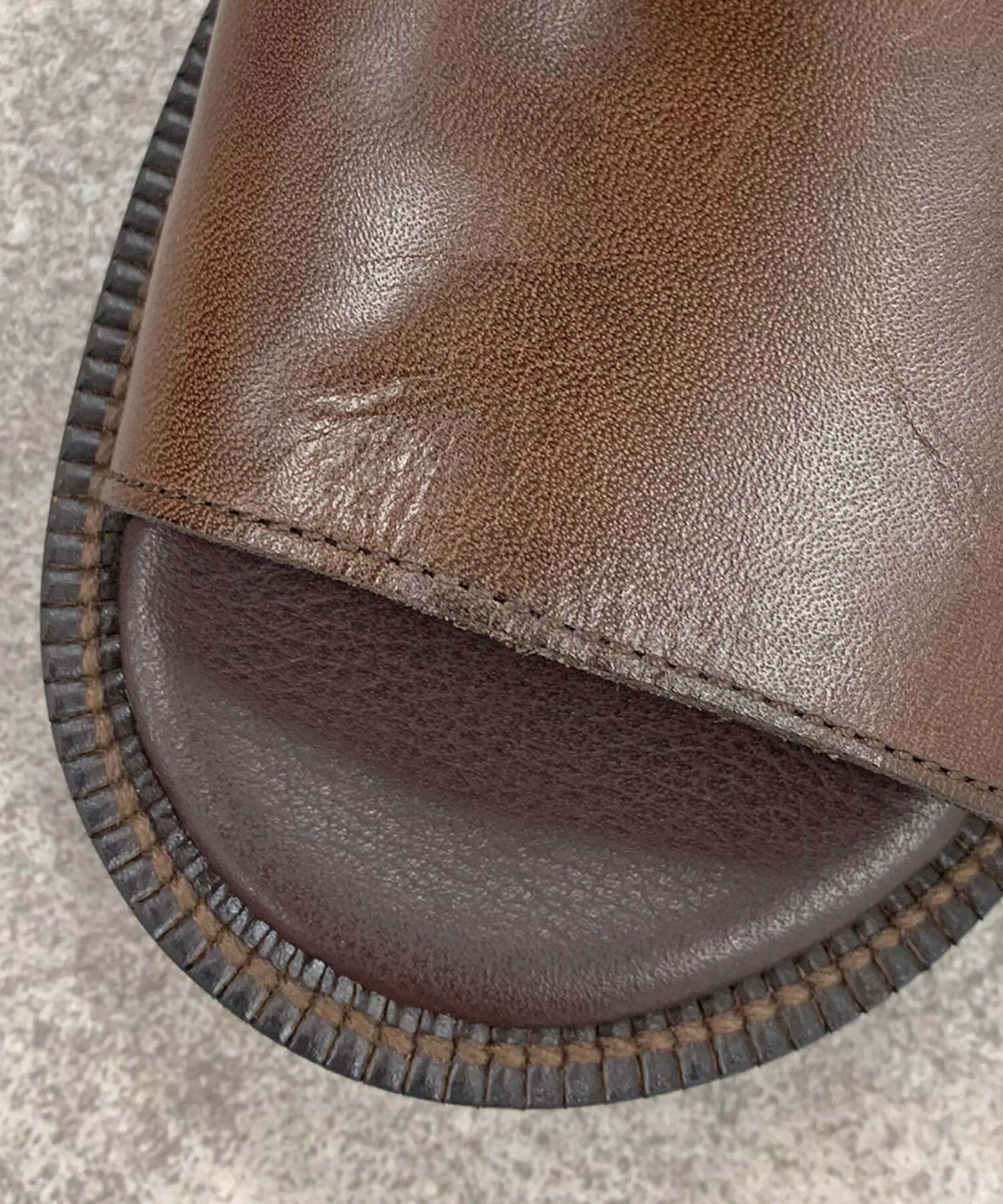 AMBIDEX Store △○レザー サンダル(23.5 クロ): bulle de savon