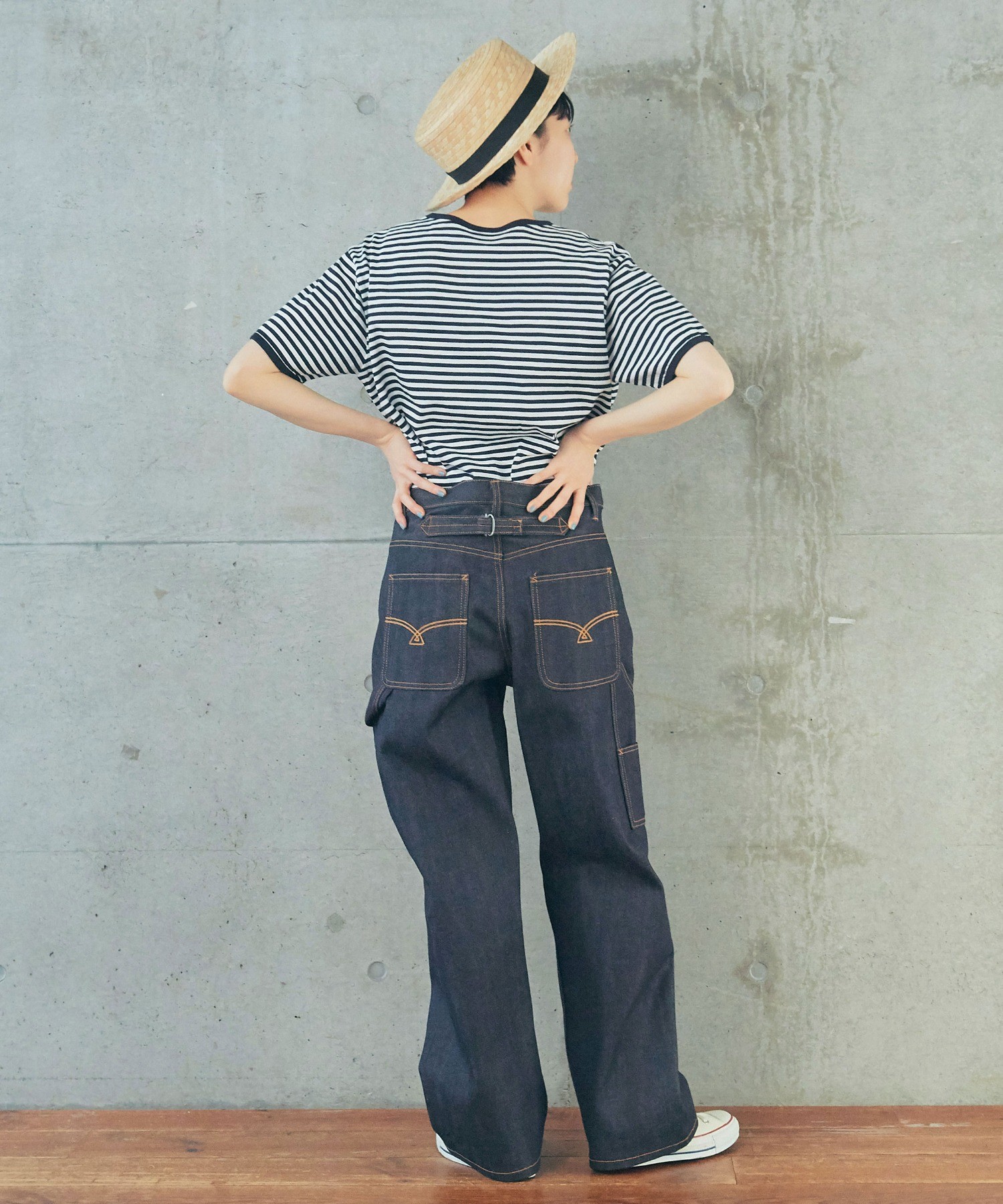 AMBIDEX Store △〇カイハラデニム ペインターパンツ(S ワンウォッシュ