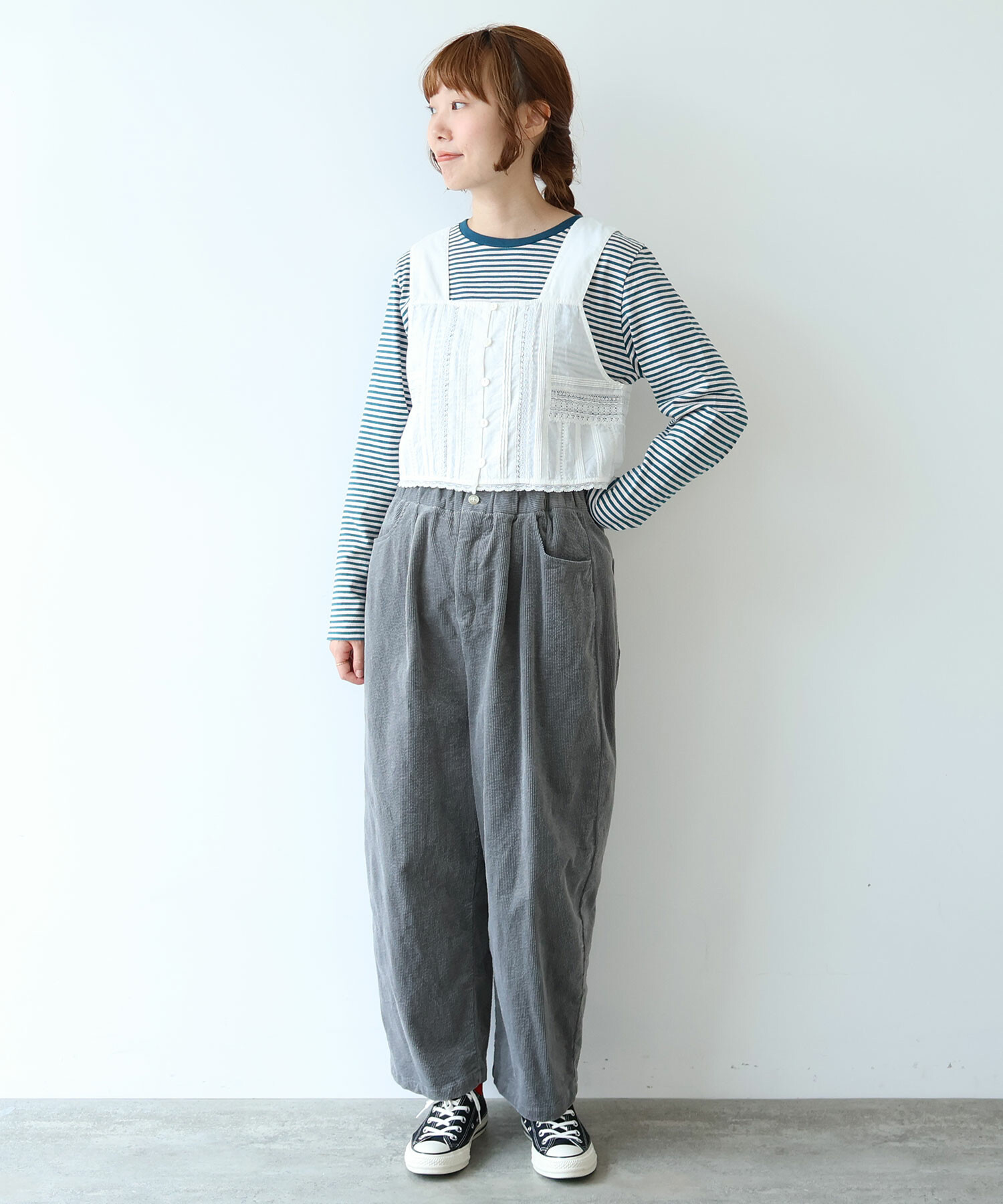 AMBIDEX Store 〇 アンティークレース ビスチェ(F シロ): bulle de savon