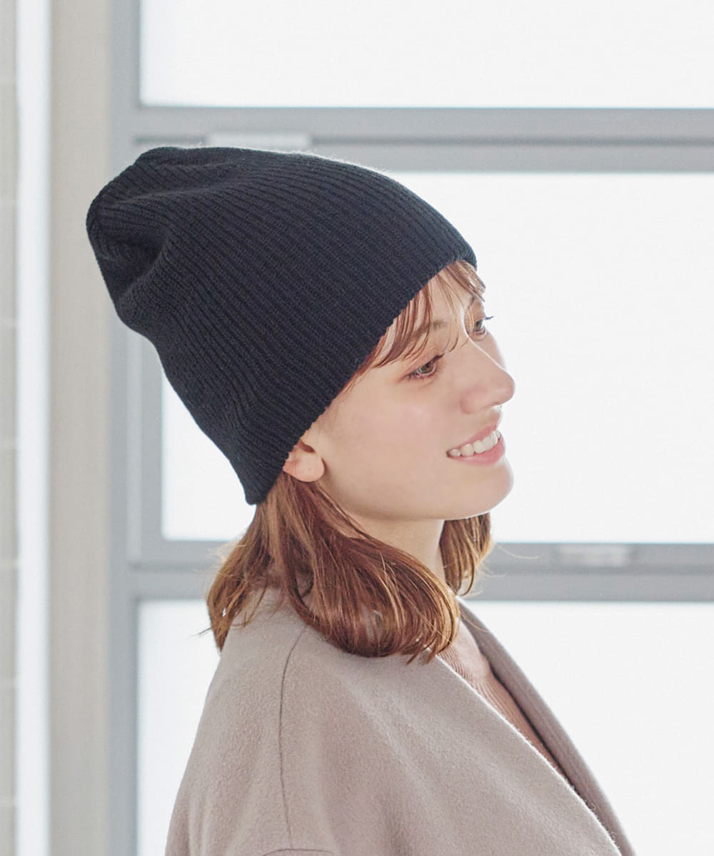 milsa ニットビーニー | 57cm～59cm(98) BLACK (01) | milsa / ミルサ